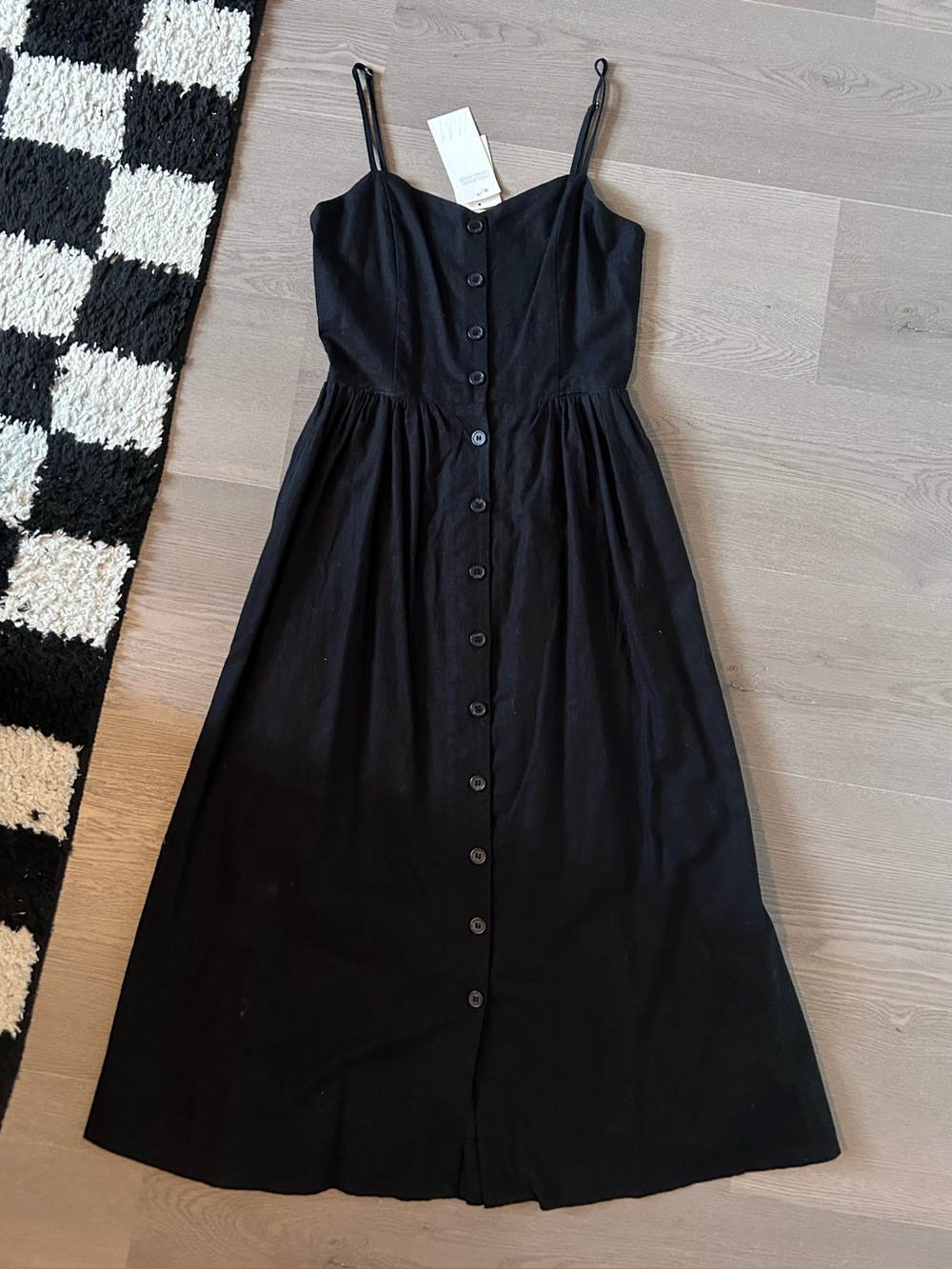 Linen Blend Maxi Dress